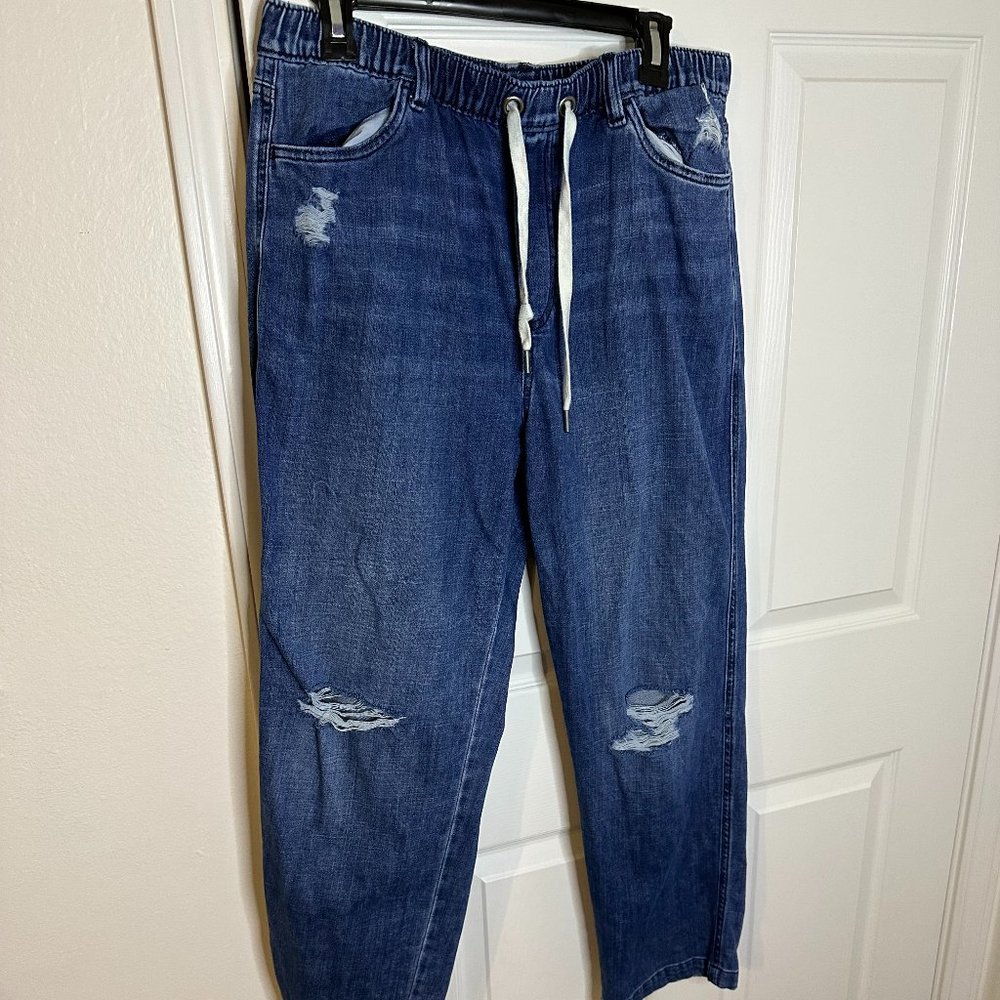 aerie pull on jeans